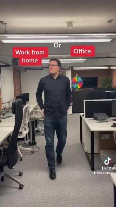 Asked the team if they prefer working in the office or from home… 🤣 (watch til the end)