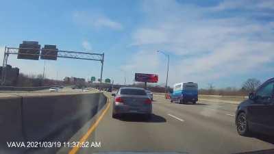 Inches to spare, and a stolen license plate. Hartford CT