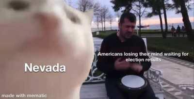 Everyone in the US freaking out while Nevada is just vibing