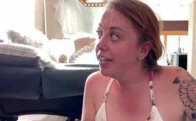 A good wife makes another woman take his cock 😈