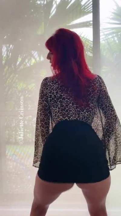 There's a tasty pink secret hiding under my skirt