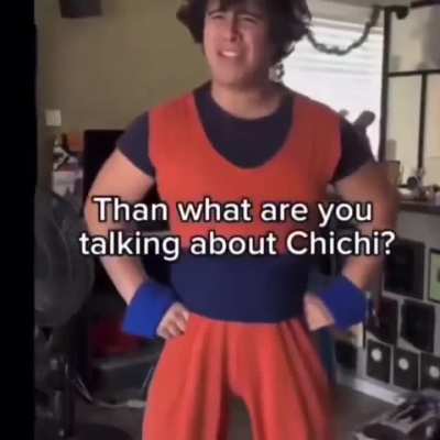 Chichi wants smash with Goku