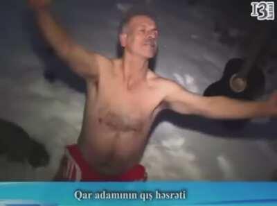 *Snow exists* Azerbaijanis: