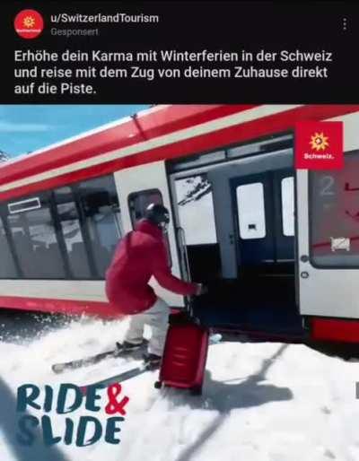 That's how public transport should work (And from Switzerland Tourism, saying 