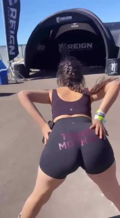 Slowed it down twice to see her ass clearly move well