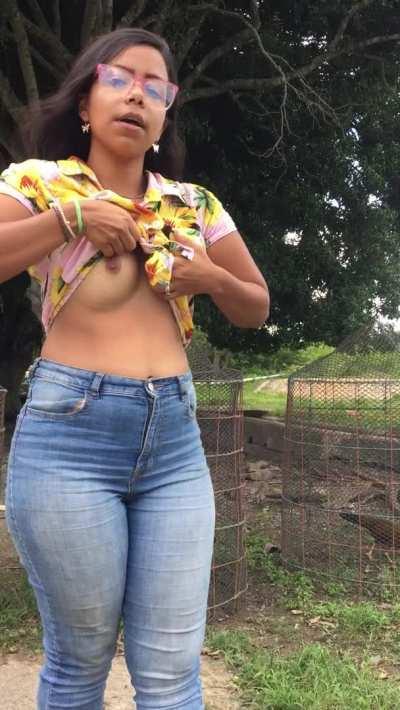 our farm is boring so i have to get naughty