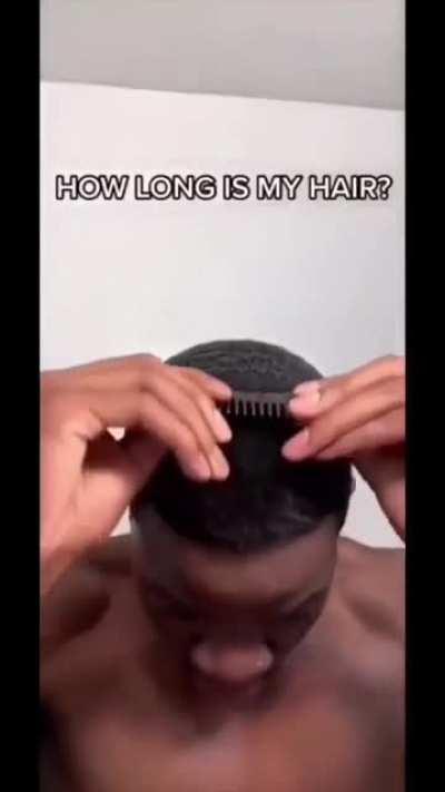How long is his hair?