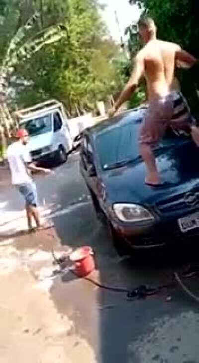 Dancing over your wet car