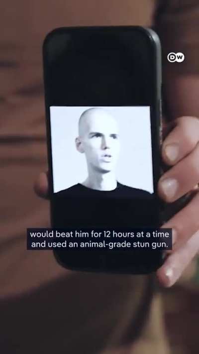 Ukrainian ex POW speaking about his incarceration