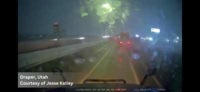 Oil Tanker crashes into a truck that had already been in a separate crash