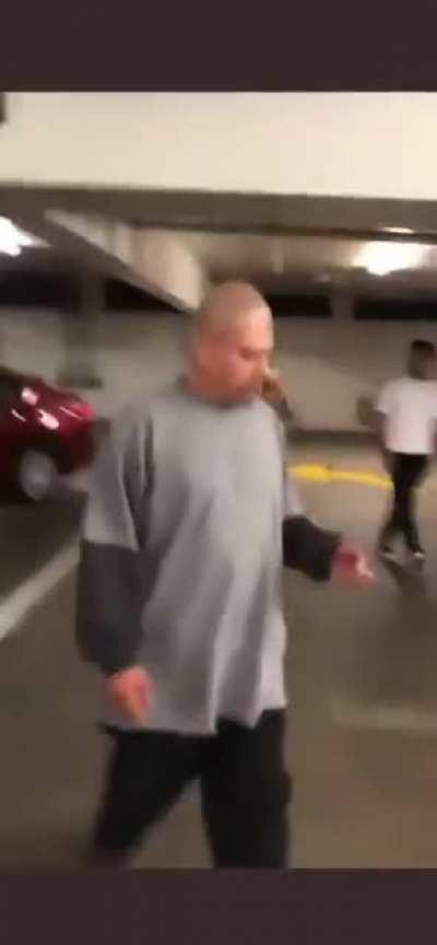 Filthy leg kick and a dirty slam