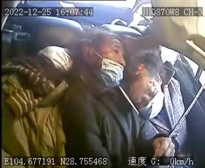 internal cam of car accident