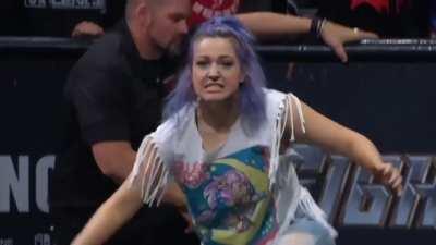 Athena squashes her competition then gets attacked by Billie Starkz!