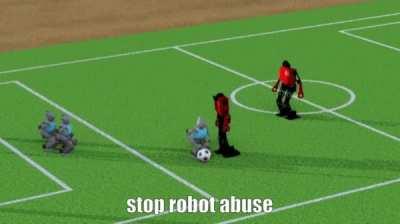 The virtual RoboCup this year really brings out the worst in robots