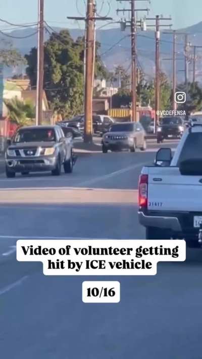 ICE disappeared community activist and US Citizen Leo Martinez today. Masked ICE agents purposely rammed their unmarked car into Leo, kidnapped him, and then attacked concerned community members in Oxnard, CA