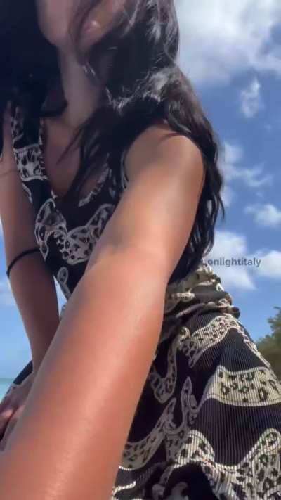 Are you looking under my dress?!