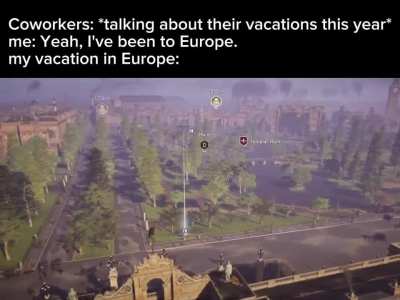 I go on European holiday all the time