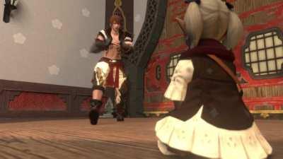 When you find a stray lalafell in your house