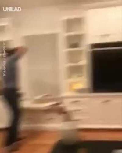 He’s snoring like a tennis ball