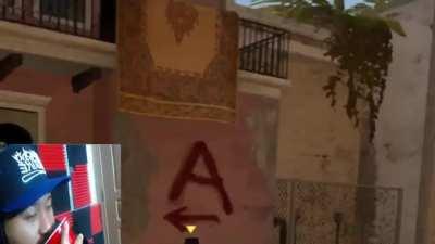 Streamer experiencing pure chaos