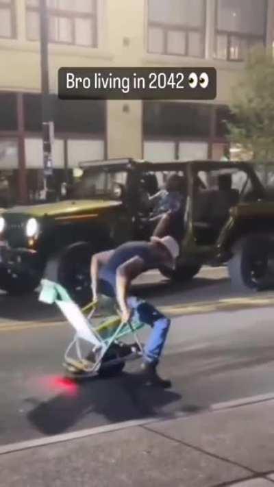 Bro is living in the future