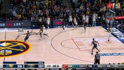 [Highlight] Jeremy Lamb almost banks in the deep three for the tie