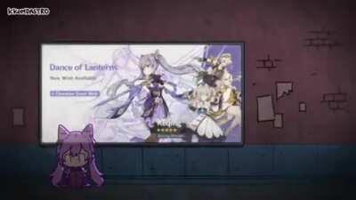 Keqing really expected for people to pull on her banner