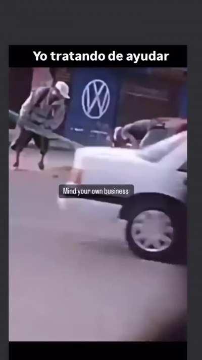 WCGW helping a person