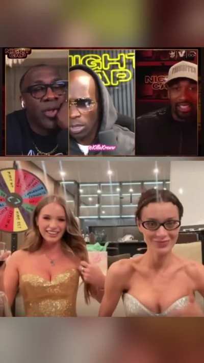 Shannon Sharpe Is a Lana Rhoades fan. trying to get Ak to post this one on twitter and IG too