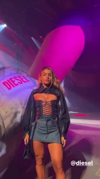 At Diesel event, from IG