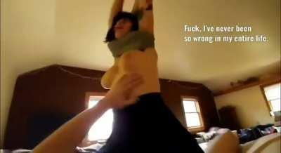 Auntie babysits me while my parents are away