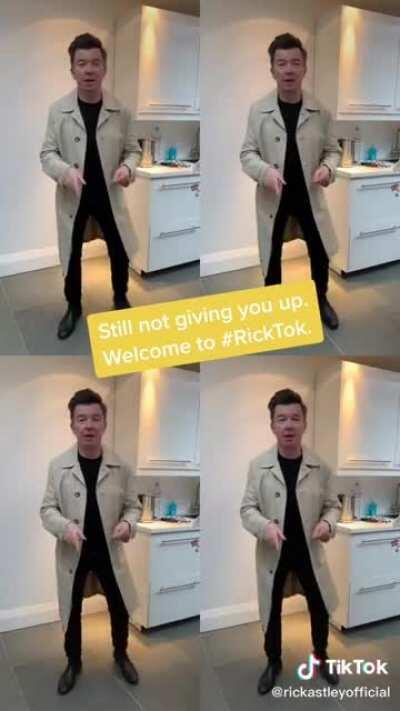 He's made a video on tik tok now ,and it's amazing.