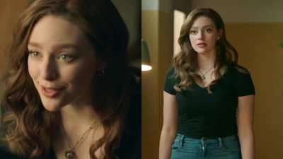 Danielle Rose Russell being the Sheerest of Eyecandy. (Legacies)