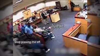Judge beats up public defender and everybody claps