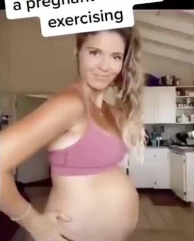 Thanks, I hate pregnant women exercising