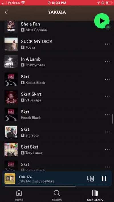 YAKUZA LYRIC PLAYLIST DONE ‼️⚡️ what should I do next ⁉️👿