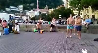 When you don't calculate when to jump