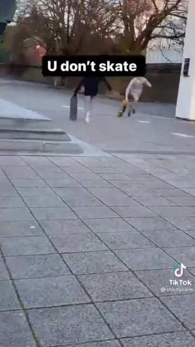 Mom! I’m going out to skate with the boys, be back before dinner