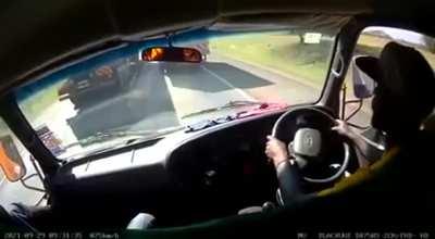 Reckless Overtaking Leads to Crash With Truck