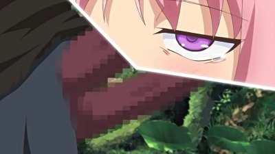 A magic trick where one cock becomes two