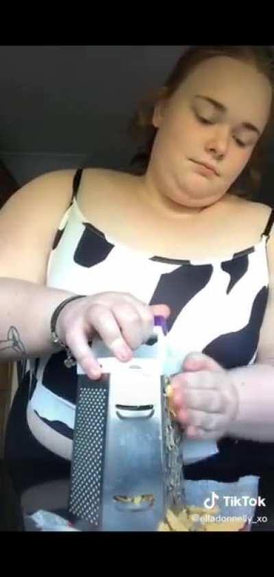 This made me physically cringe. The cooking pan? I-