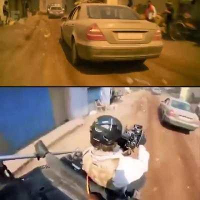 Making of Extraction (2020) that's Sam Hargrave the director of the film