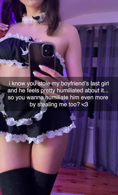 Humiliate my boyfriend.