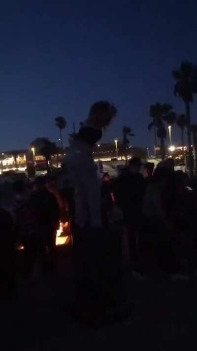 WCGW: Dangerously Pushing Down someone then getting pushed yourself by someone!