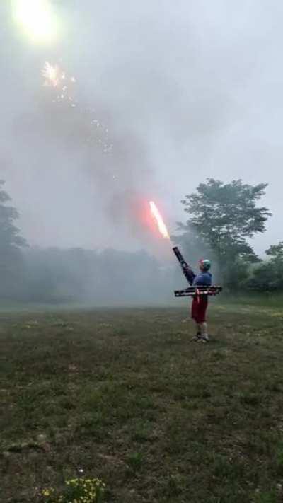 Double barrel arm cannons