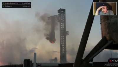 SpaceX catches booster at their first try! 