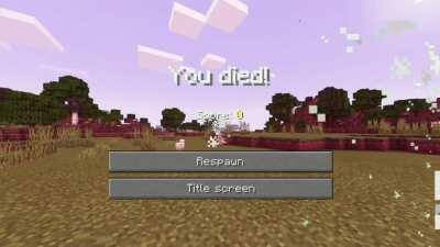 Miko tries to kill a creeper and dies