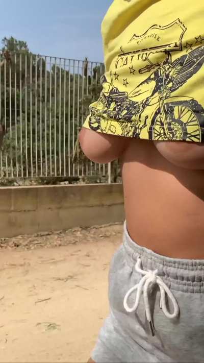 Bouncing them in public