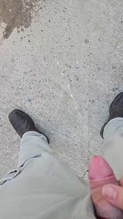 Tried to make a heart, post cum pee