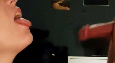 i finished him into my waiting mouth